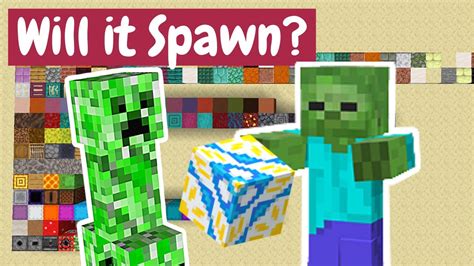 Which Are Spawn Proof Blocks In Minecraft Java Youtube