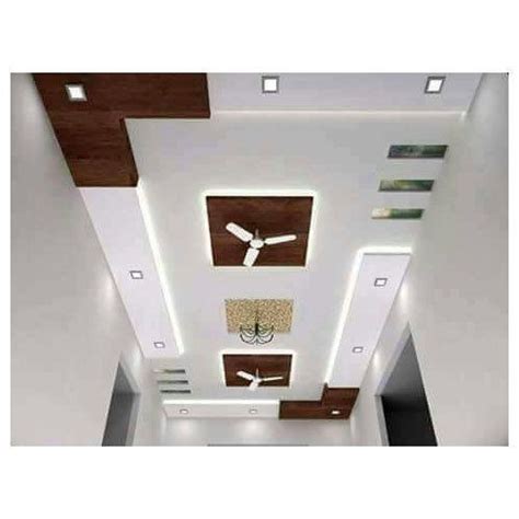 Ceiling Design For Living Room With Two Fan Baci Living Room