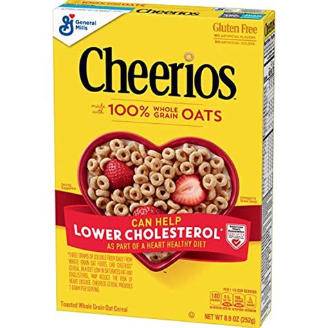 Cheerios Cereal With Whole Grain Oats Gluten Free Oz Healthy