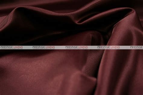 Lamour Matte Satin Fabric By The Yard 628 Burgundy Prestige Linens