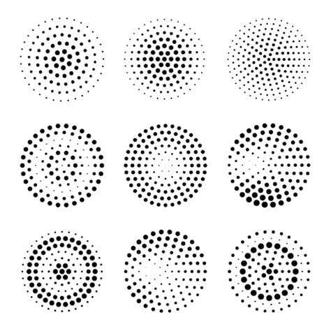 Dotted Circle Vectors And Illustrations For Free Download Freepik