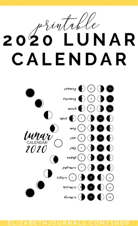 Printable Lunar Calendar 2021 Calendar Printables Free Blank