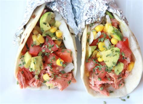 How to make easy, healthy fish tacos. Citrus Butter Salmon Tacos Recipe | Divas Can Cook