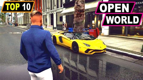 Top 10 Open World Games Like Gta 5 For Android 2021 High Graphics