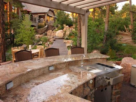 They basically are a big piece of steel with burners that heat the steel. Outdoor Kitchen Island Grills: Pictures & Ideas From HGTV | HGTV