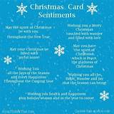 Photos of Christmas Card Sentiments Business