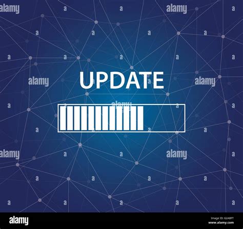 update progress bar on time process blue background galaxy vector Stock Vector Image & Art - Alamy