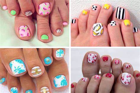 Figuras de uñas para los pies con flores hermosas : Decoración de Uñas para Pies | BlogUp Español
