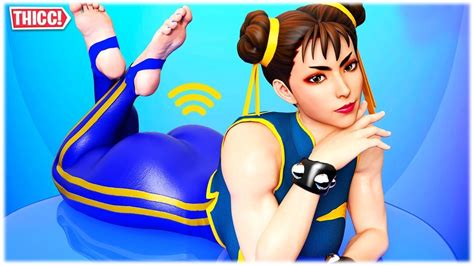 Fortnite Thicc Streetfighter Skin Chun Li Showcased With Dances And Emotes 🍑 ️ Youtube
