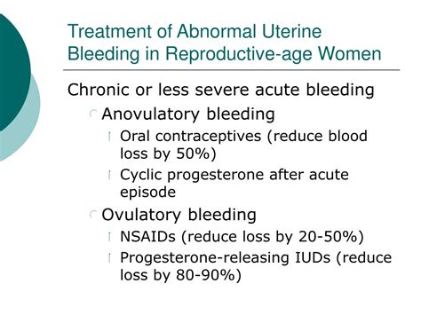 Ppt Abnormal Uterine Bleeding Powerpoint Presentation Free Download Id9413132