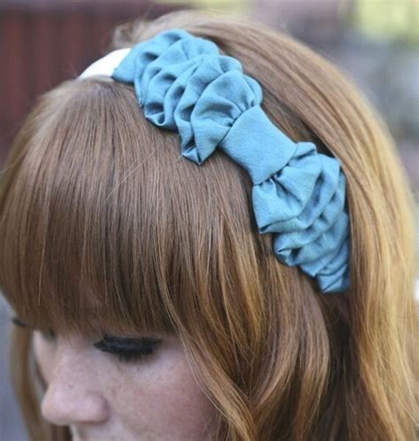 Turquoise Bow Headband By Besomethingnew On Etsy