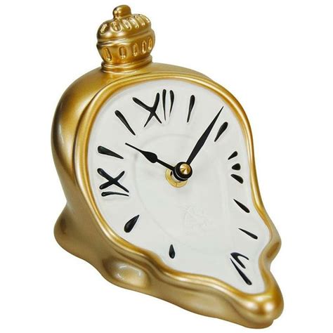 Antartidee Melting Hours Clock Handmade Table Clock Made In
