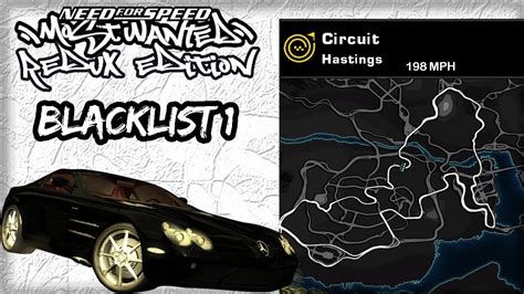 Blacklist Race Event Circuit Nfs Most Wanted Redux Youtube