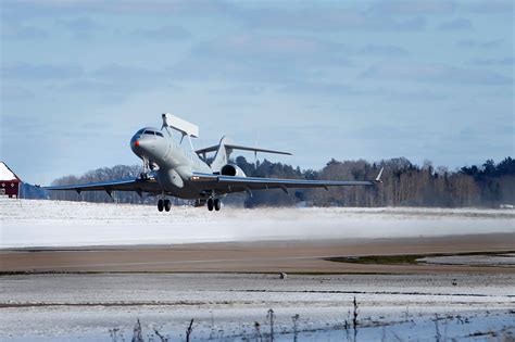 Saab Globaleye Takes Off On Historic First Flight From Linköping