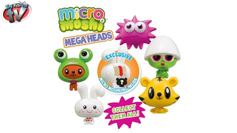 moshi monsters micro moshi mega heads toy review vivid youtube