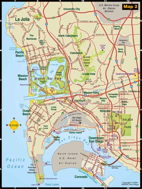 Mapas De San Diego Eua Mapasblog
