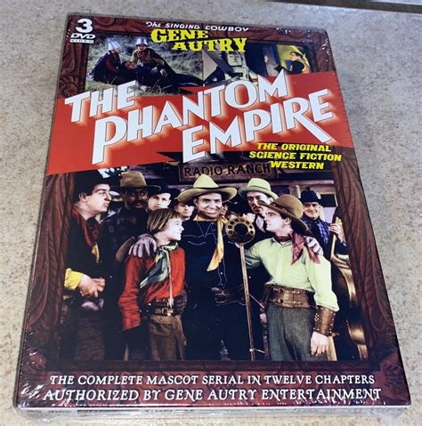 The Phantom Empire 3 Disc Dvd Set Oop Region 1 Gene Autry New Sealed