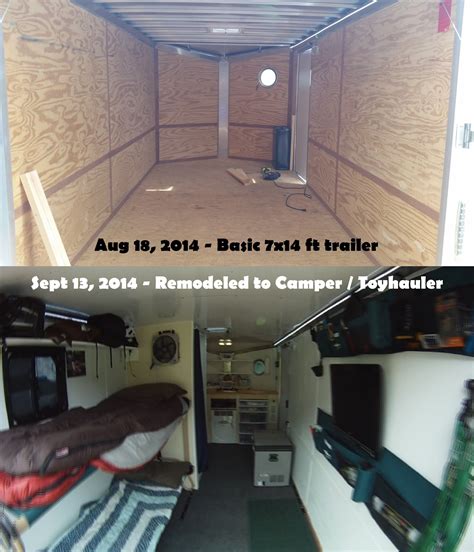 7 X 14 Trailer To Camper Conversion Tiny House Pinterest Camper