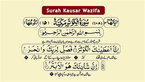 Surah Kausar In English The Shortest Surah Of The Holy Quran