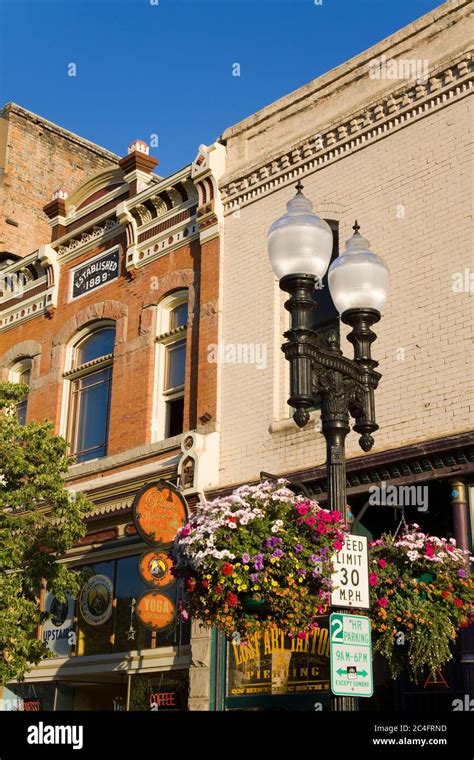 Historic 25th Street In Ogden Utah Usa North America Stock Photo Alamy