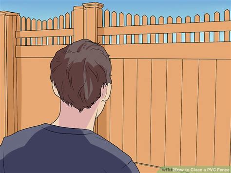 Apply soap to break down mold, algae and dirt. How to Clean a PVC Fence: 12 Steps (with Pictures) - wikiHow