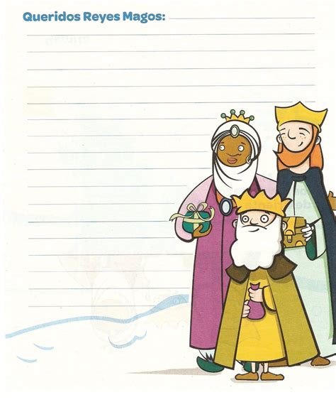 Cartas A Los Reyes Magos Para Imprimir Madres Hoy