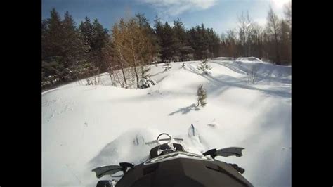 Snowmobile Boondocking In Slow Motion Pov Youtube