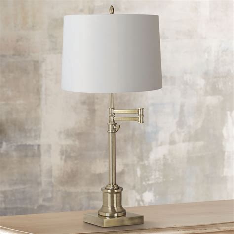 With so many table lamps to choose from with different colors, textures, shapes, sizes, and materials, the contemporary lighting collection at room service 360° has the perfect fit for everyone! 360 Lighting Traditional Swing Arm Desk Table Lamp ...