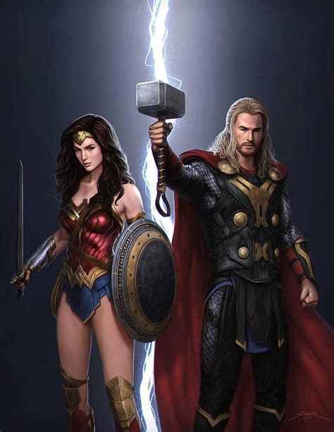 Thorragnarok Jamming To Wonder Womans Soundtrack Marvel And Dc