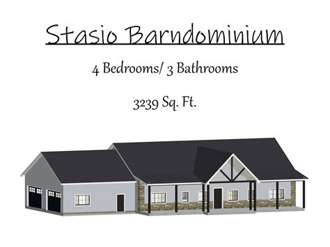Barndominium Plan 4 Bedrooms 3 Bathrooms 3200 Sq Ft House Plans