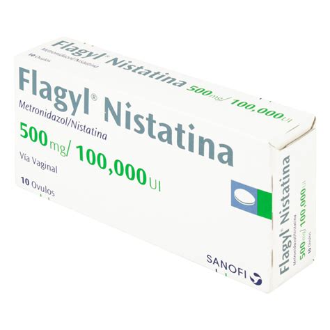 Flagyl Nistatina 500 Mg 10 Ovulos Farmaprime