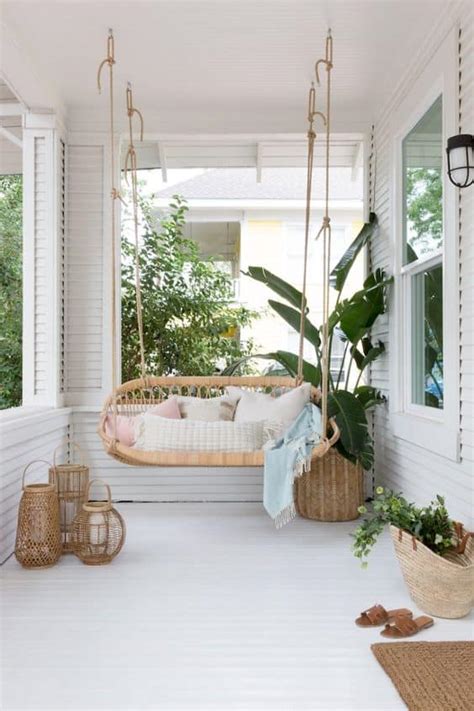 20 Beautiful Boho Front Porch Ideas Lady Decluttered