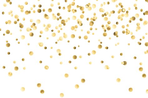 Confetti Gold Clip Art Confetti Png Image Png Download 15031005