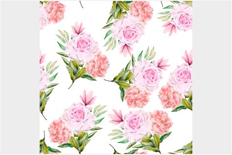 Floral And Leaves Seamless Pattern Graphic By Lukasdedi Store