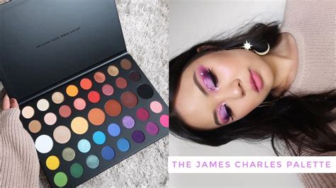 The James Charles Palette ⋆ 3 Looks Review Swatches Youtube