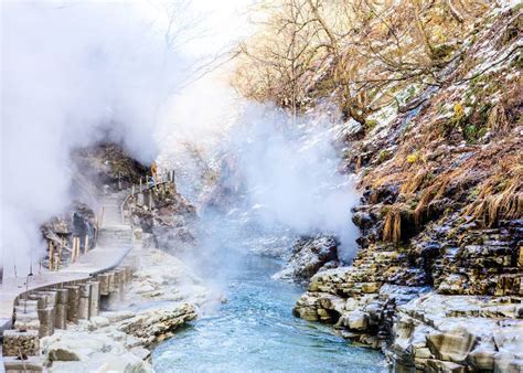 5 secluded onsen hot springs in the tohoku region enjoy awe inducing views of wintery steam
