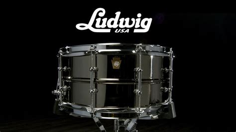 Ludwig 14 X 65 Black Beauty Snare Drum Tube Lugs Gear4music Demo