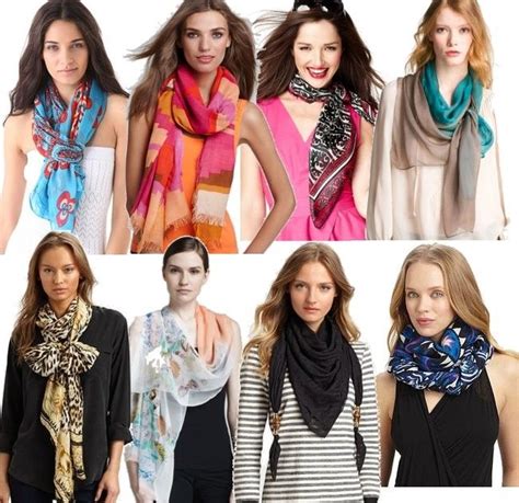 Scarves In Different Color By Yokos Fashion Ways To Wear A Scarf