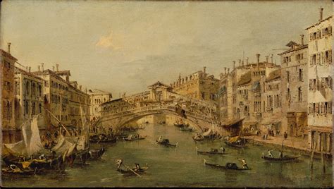 Francesco Guardi Venice The Rialto Metropolitan Museum Of Art 1712