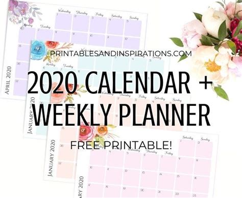 Freebies Printables And Inspirations Weekly Calendar Planner Online