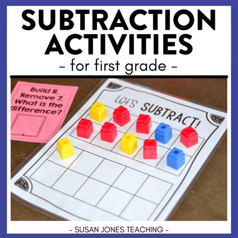 Subtraction Games And Activities Susan Jones Teaching