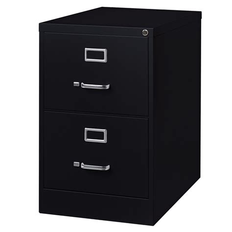 Hirsh Industries 14419 Black Two Drawer Vertical Legal File Cabinet