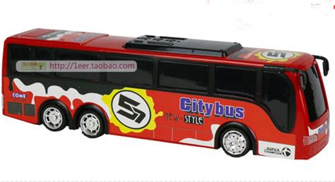 Kids Large Scale Red Electric City Bus Toy Nb8t349 Ezbustoyscom