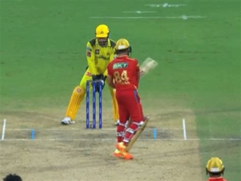 Savage Stumping Ms Dhoni Waits For A Bit Before Flicking Bails Off To Dismiss Punjab Star