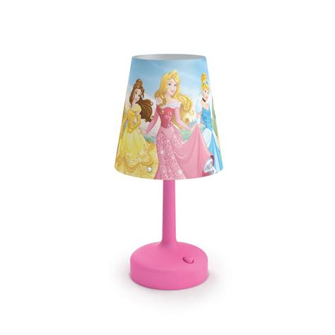 Philips Disney Princess 10 In Indoor Portable Table Lamp With Princess