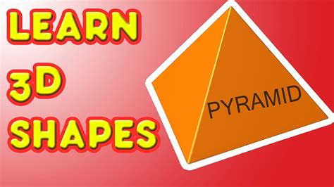 Help kids practice making shapes with these free printable shape playdough mats perfect for toddler, preschool, and kindergarten. Learn 3D Shapes - PYRAMID - Fun kindergarten lesson for ...