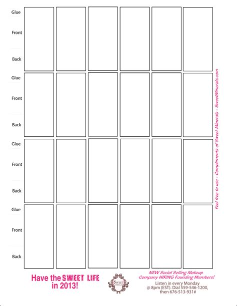 Free Printable Mini Candy Wrapper Template Printable Templates