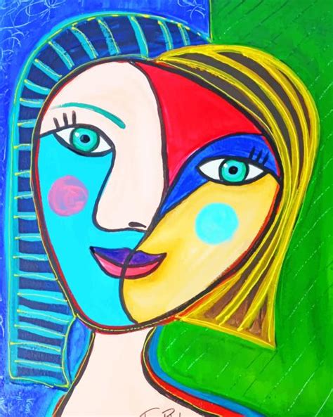 Pablo Picassos Colorful Portrait New Paint By Numbers Canvas Paint
