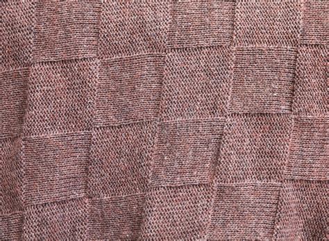 Brown Woolen Fabric With Squares Pattern Stock Photo Image Of Surface