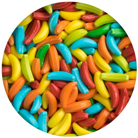 Assorted Bananas Coated Hard Candies - Only Kosher Candy